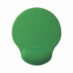 A drink bottle in a vibrant green colour with a rounded shape and a base designed for stability. It has a logo.