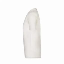 A white promotional product with a rounded shape and a pocket on the side, featuring a logo.