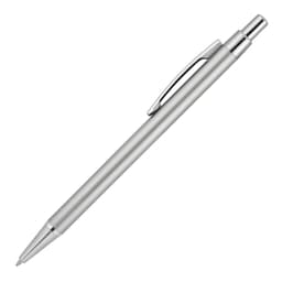 A matte ivy green ballpoint pen with a silver clip and tip, featuring a sleek design and branding logo.