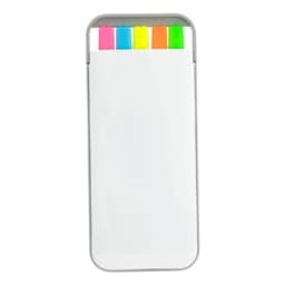 A highlighter set featuring five neon-coloured highlighters in a compact case with a protective cover.