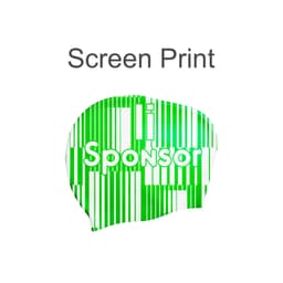 A silicone swim cap for women, designed for long hair, in green and white with a striped pattern and a logo.