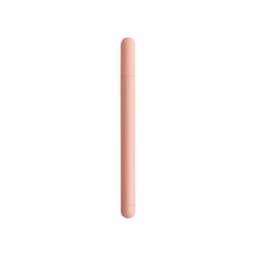 A pink ECO straw set with a slim design, featuring a cap for storage and a logo visible on the surface.