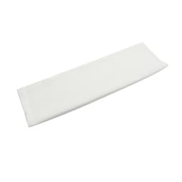 A white quick dry towel featuring a logo, ideal for gym and outdoor use.