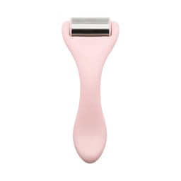 A pink Face Ice Roller with a stainless steel roller head, designed for facial use. It features a simple, ergonomic shape.