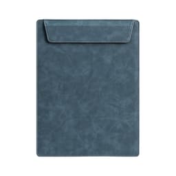 A4 magnetic clipboard in a deep blue colour with a smooth, textured finish and a flap at the top.