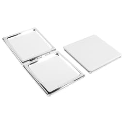 Square Compact PU Leather Cosmetic Mirror