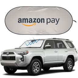 Large Auto Car Sunshade - screen print