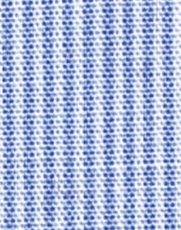 A fine stripe pattern featuring blue and white colours, suitable for a women's button-up shirt.