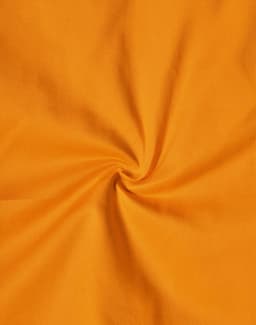An orange fabric featuring a smooth texture, suitable for safety work shirts. It has a circular twist pattern.