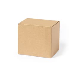 A brown cardboard box with a simple design, suitable for packaging and gifting products.