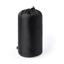 A black storage bag with a drawstring top, designed for easy carrying and organisation.