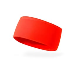 A bright red headband without any logos, designed for headwear purposes.