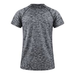 A grey marled Kassar T-Shirt with a classic fit and short sleeves. The shirt has a logo on it.