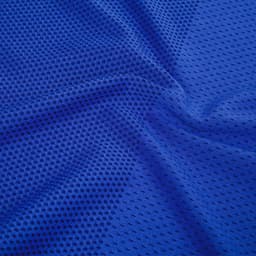 A textured blue Ulken T-Shirt featuring a mesh-like pattern throughout, showcasing its breathable fabric.