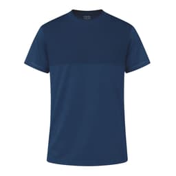 A navy blue Ulken T-Shirt featuring a round neckline and short sleeves, with a subtle logo.