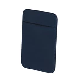 A navy blue pouch with a sleek design and a secure opening at the top. It features a simple branding logo.
