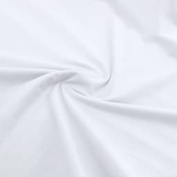 A white adult T-shirt displayed with a smooth, wrinkle-free fabric texture in a swirling pattern.