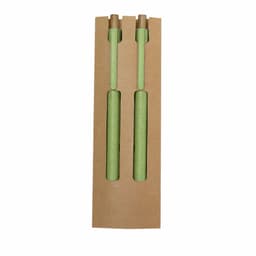 A green pen gift set in a cardboard packaging with two pens and a gift box.