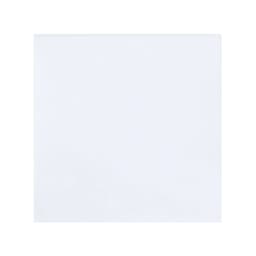 A plain white square, featuring a smooth surface. The image has no logos or branding visible.