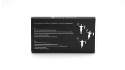 A black box featuring illustrations and instructions for the Energy Bracelet, with a logo present on the packaging.