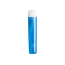 A blue Hyron toothbrush with a white cap, featuring a logo, designed for health and personal care.