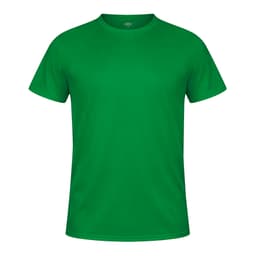 A green Tecnic Plus T-Shirt featuring a crew neck and short sleeves, with a logo on the front.