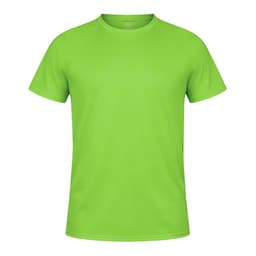 A bright green Tecnic Plus T-Shirt with short sleeves and a simple design, featuring a logo.