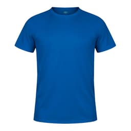 A blue Tecnic Plus T-Shirt with short sleeves and a simple design, featuring a logo on the front.