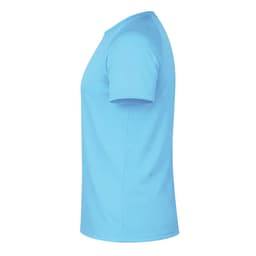 A blue Tecnic Plus T-Shirt with a short-sleeve design, featuring a smooth fabric finish and a logo.