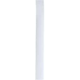 A white Sublimationband Hatband with a smooth texture, featuring a logo. Promoted as part of headwear accessories.