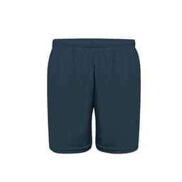 Sports shorts in a deep navy colour with an elastic waistband and a simple design. Features a logo.