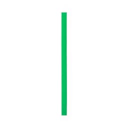 A bright green wristband with a smooth texture, suitable for events and exhibitions. It features a branding logo.