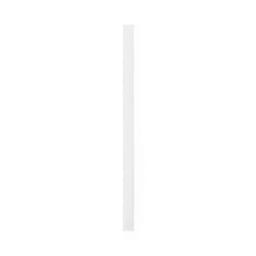 A plain white wristband, suitable for events, featuring a simple design and a branding logo.