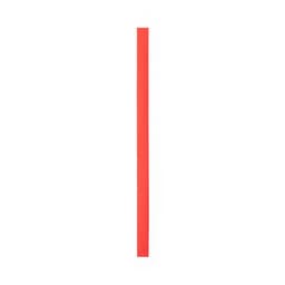 A red wristband with a sleek design, featuring a logo, suitable for events and exhibitions.