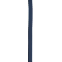 A long navy polyester strip with a smooth texture, suitable for various clothing accessories.