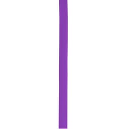 A long, thin purple polyester strap with a smooth texture, suitable for various clothing accessories.