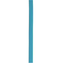A solid turquoise polyester strip, displayed vertically, designed for use as a clothing accessory.