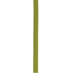 A long, thin polyester accessory in a muted green shade. It features a logo and is part of clothing accessories.