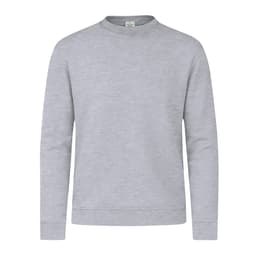 A grey SWC280 hoodie with a round neckline and long sleeves. It features a logo on the front.