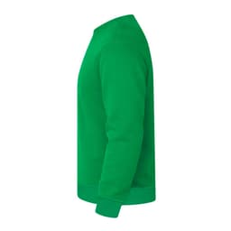A green SWC280 hoodie with a crew neck and long sleeves, featuring a logo.