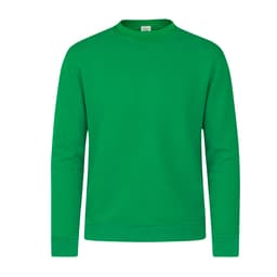 A green SWC280 hoodie featuring a simple design and crew neck, with a logo on the front.
