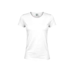 A white WCS150 T-shirt with a crew neck and short sleeves. It features a branded label inside.