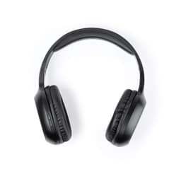 Black over-ear headphones with a padded headband and ear cushions, featuring control buttons on the side.