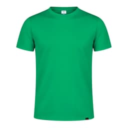 A green Markus T-shirt featuring a crew neckline and short sleeves. It has a branding logo on the label.