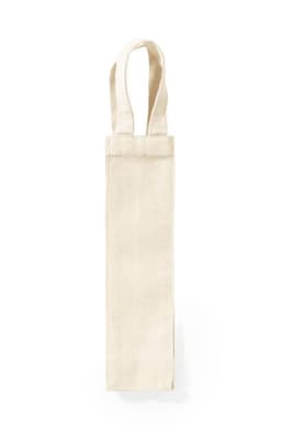 A beige tote bag with two handles, featuring a simple design and no visible logos.