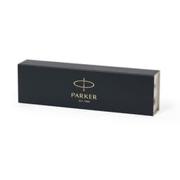 A black box with gold branding, containing the Jotter Original Pen, a metal writing instrument.