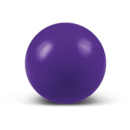 A purple stress ball designed for fun and stress relief.
