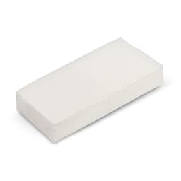 A pack of white tissues wrapped in clear plastic.