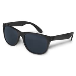 Malibu Basic Sunglasses featuring a black frame with dark lenses.