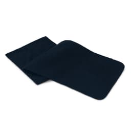 A Seattle Fleece Scarf in a solid dark color, featuring a soft and warm fabric design.